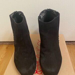 Sugar Black Ankle Booties